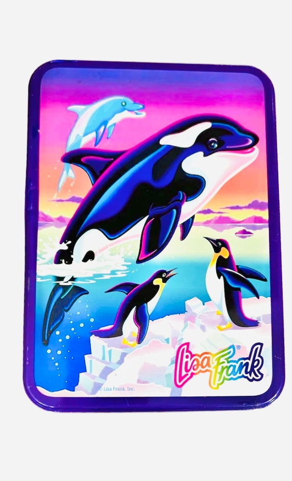 Vintage Lisa Frank Orca Whale Tin Max Splash Collectors - Some Stickers ...