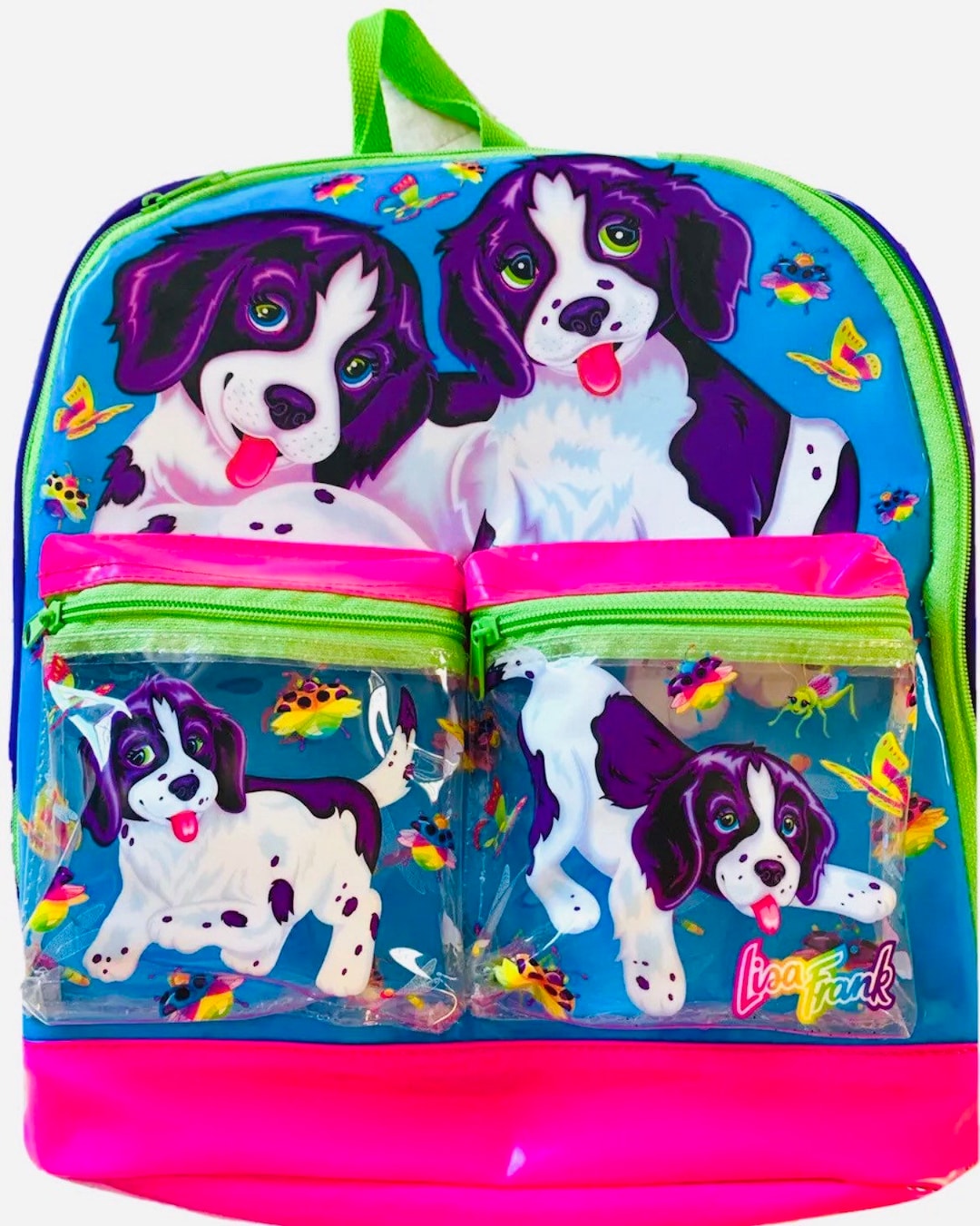 Vintage 1990s Lisa Frank Velvet & Violet Spaniel Backpack - Etsy