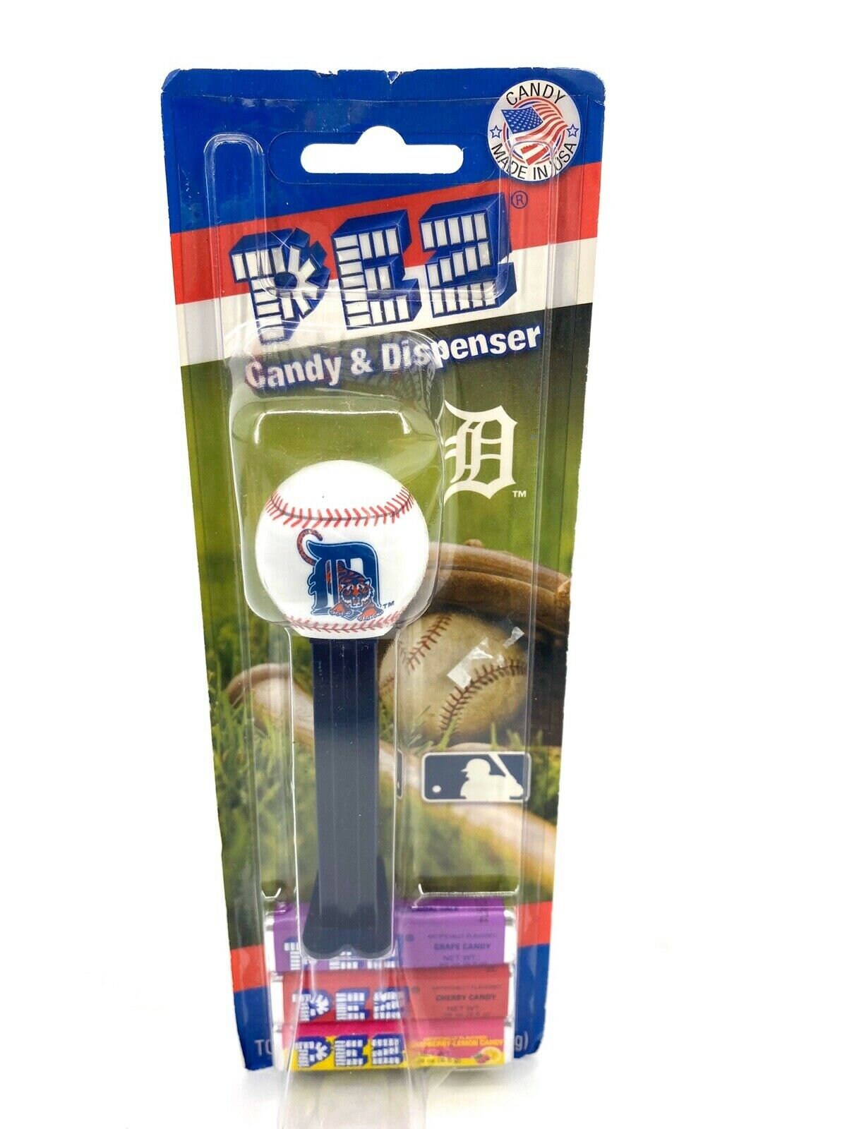 NIB Detroit Tigers Oficial MLB Baseball PEZ Dispenser & Candy Etsy