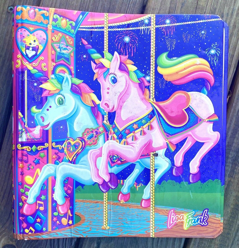 Vintage 1990's Lisa Frank 1 1/2 Rainbow Carousel | Etsy