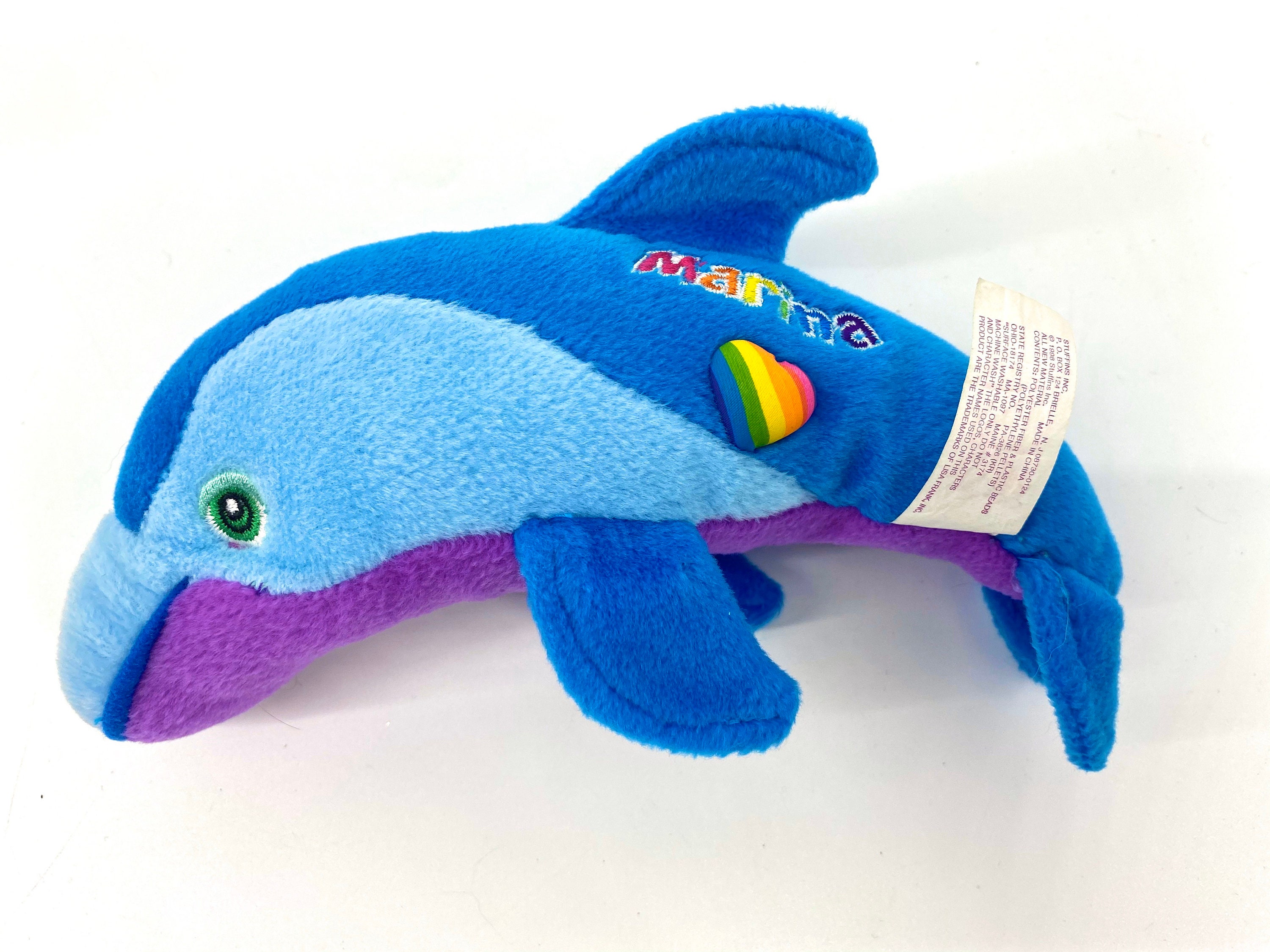 Plush Blue Dolphin - Etsy Plush Blue Dolphin - Etsy
