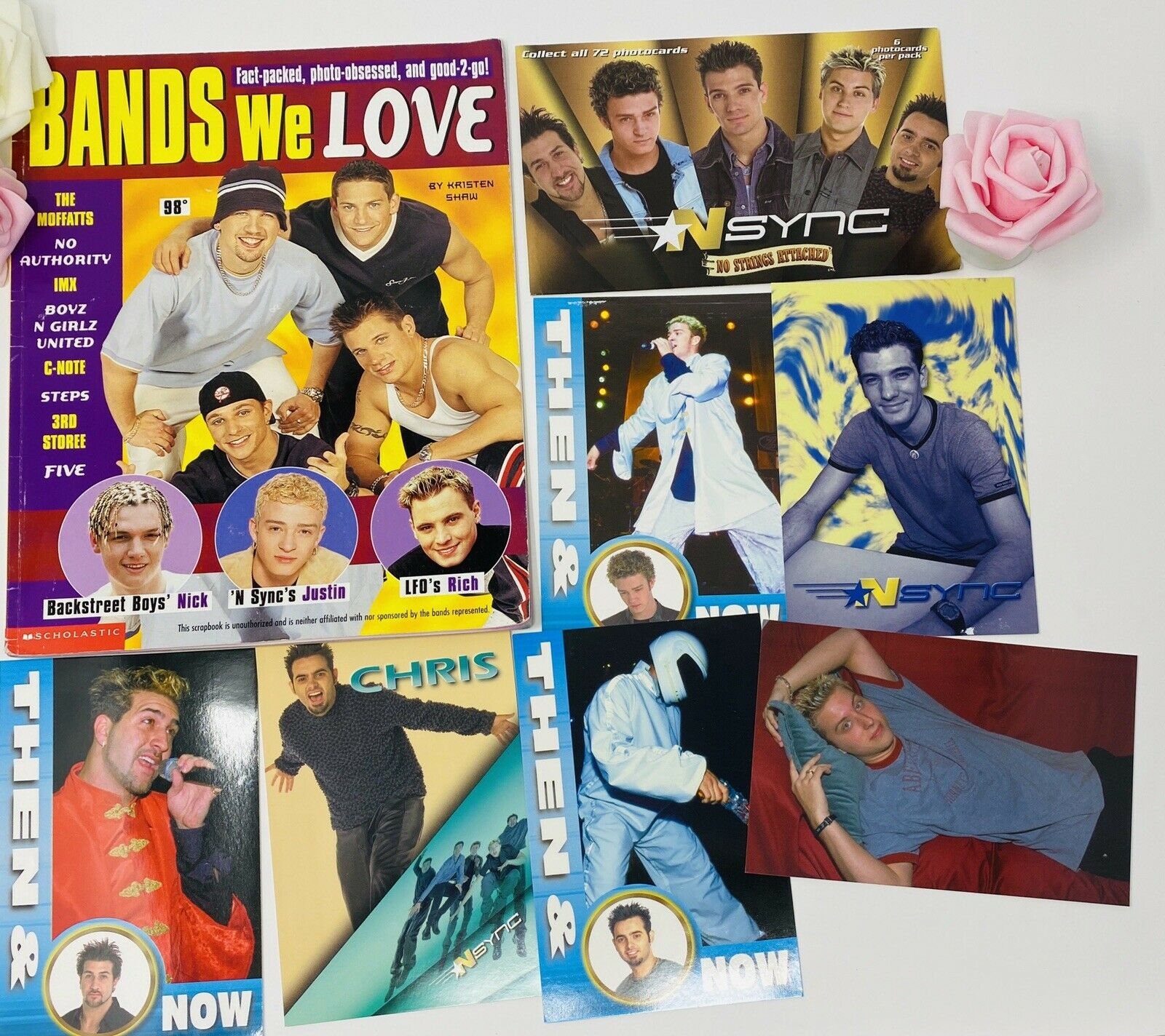 Vintage 1990s NSYNC 'Bands We Love' Book & Etsy