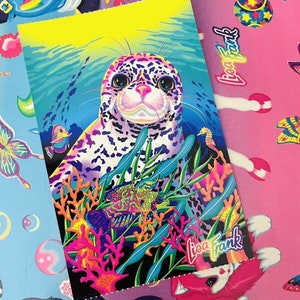 Vintage 1990’s Lisa Frank ‘Skeeter’ Spotted Seal Postcard