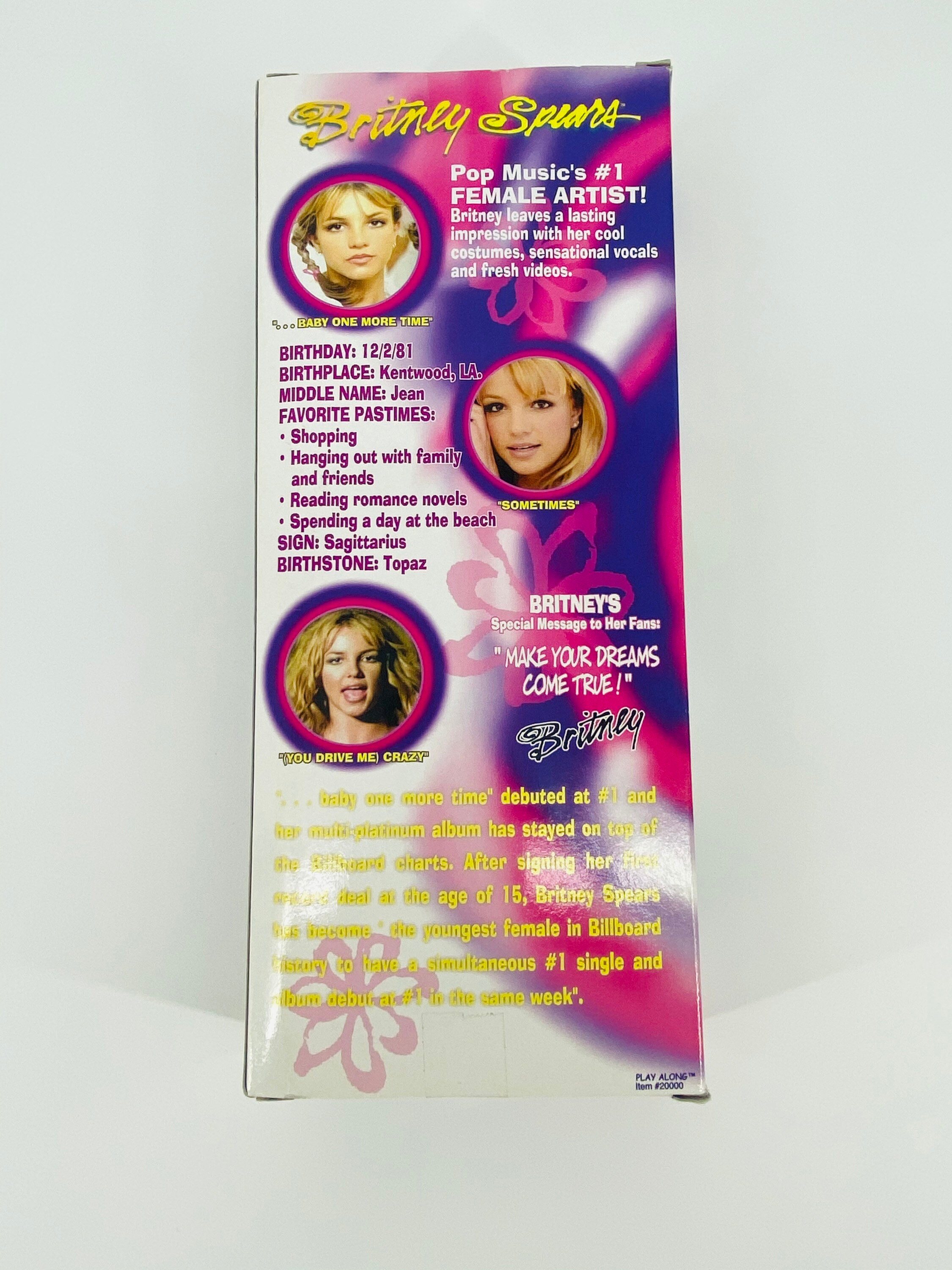 Vintage 1990 Britney Spears Baby One More Time Etsy France