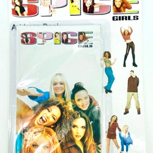 Vintage 1990's Spice Girls Official 6” Hardcover Address Book (SEALED) Original Packaging