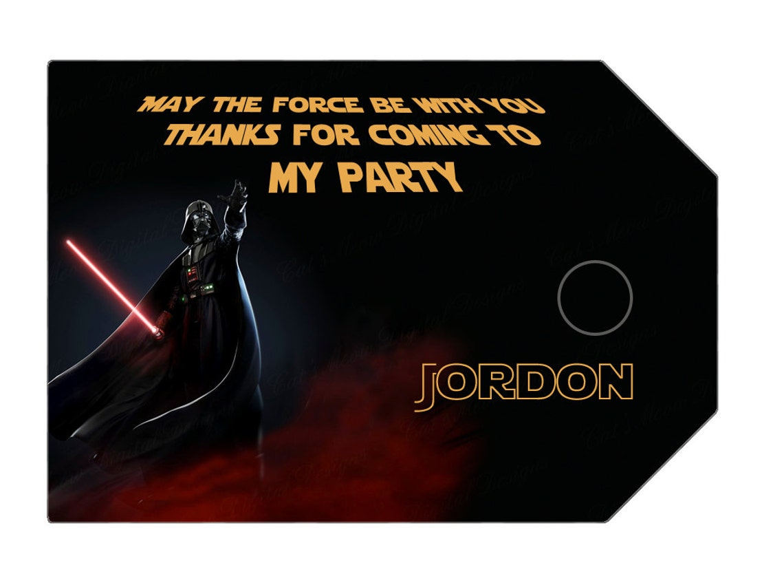 Star Wars Birthday Invitation Personalized Star Wars Invite | Etsy