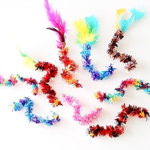 Clearance 3 Squiggly Soft Cat Toys Opt Feathers Catnip Bell, No Catnip Toys, Bell Cat Toys, Catnip Feathers, Fetch Toy for Cat