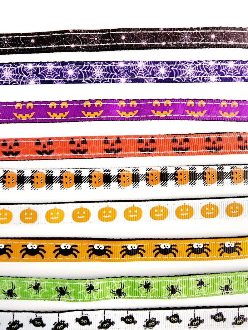 Skinny 3/8 Halloween Cat Collar Safe Breakaway Cat Collar for Kittens
