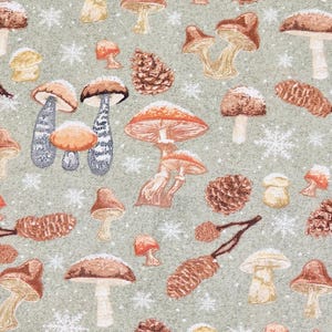 Snowy Mushroom Crinkly Cat Nip Mats, Fun Cat Toys, Custom Cat Bed, Padded Catnip Beds, Crinkly Toys for Cats, Safe Kitten Toy, Crinkle Beds