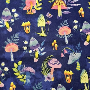 Blue Mushroom Crinkly Cat Play Mat, Custom Soft Cat Bed, Padded Catnip Beds, Crinkly Toys for Cats, Safe Kitten Toy, Crinkle Bed Sack Cats