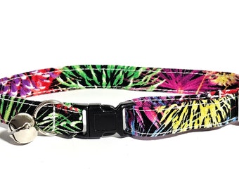 Collares de seguridad para gatos con cascabel y hebilla ajustable para gatitos y gatos grandes.