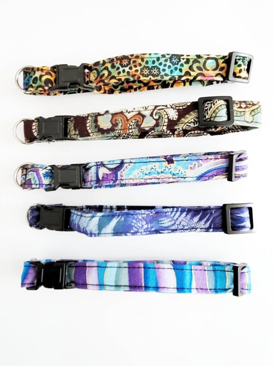 Picture of Breakaway Kitten Collar, Adjustable Buckle, Fun Cotton Patterns, Small ...