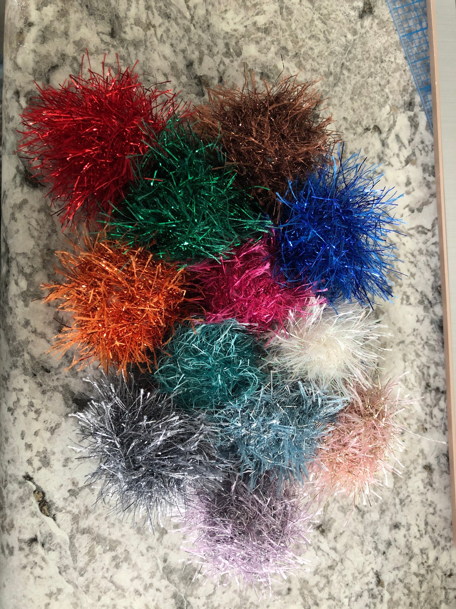 3 Knitted Sparkly Ball Cat Toys Knit Cat Toys Tinsel Balls Etsy