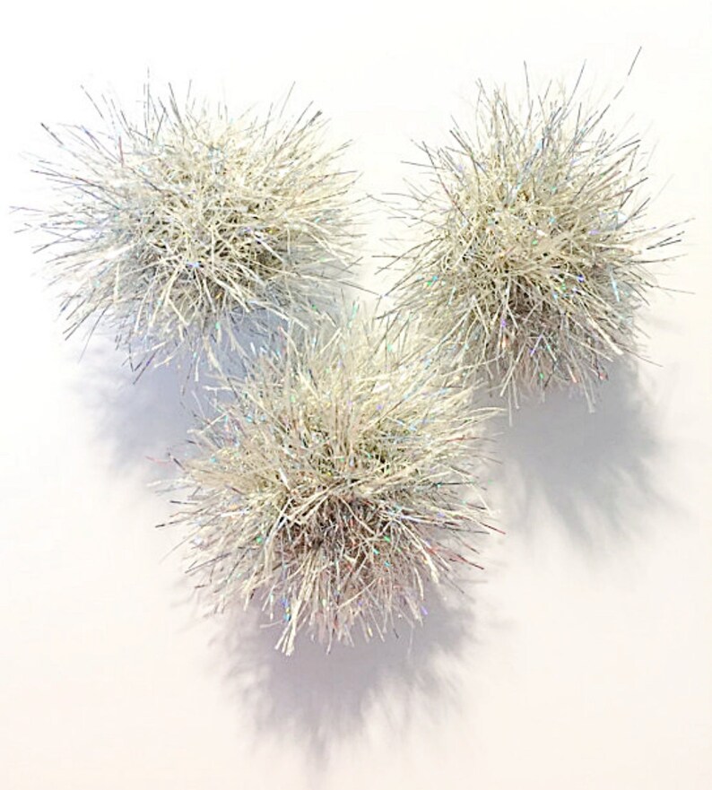 3 Knitted Sparkly Ball Cat Toys Knit Cat Toys Tinsel Balls Etsy