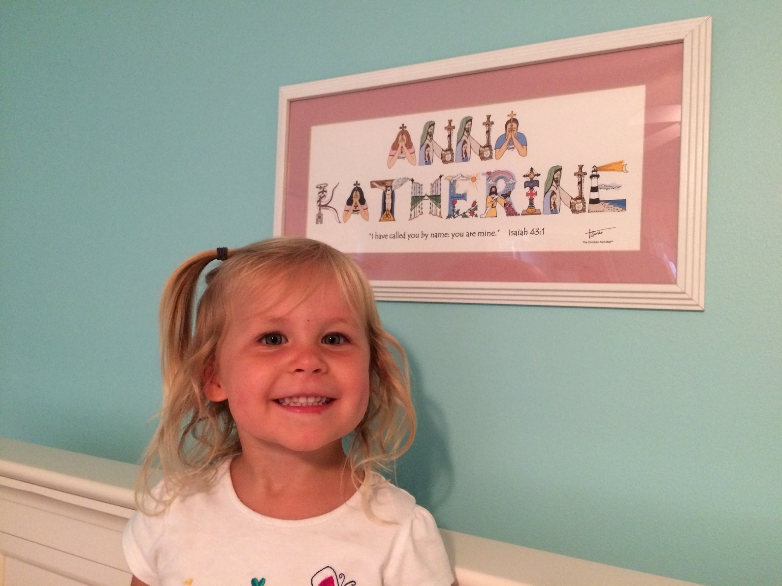 Personalized Baby Dedication Gift 10x20 Matted Print Etsy