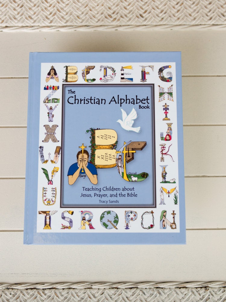 The Christian Alphabet Book Christian Baby Book With Etsy