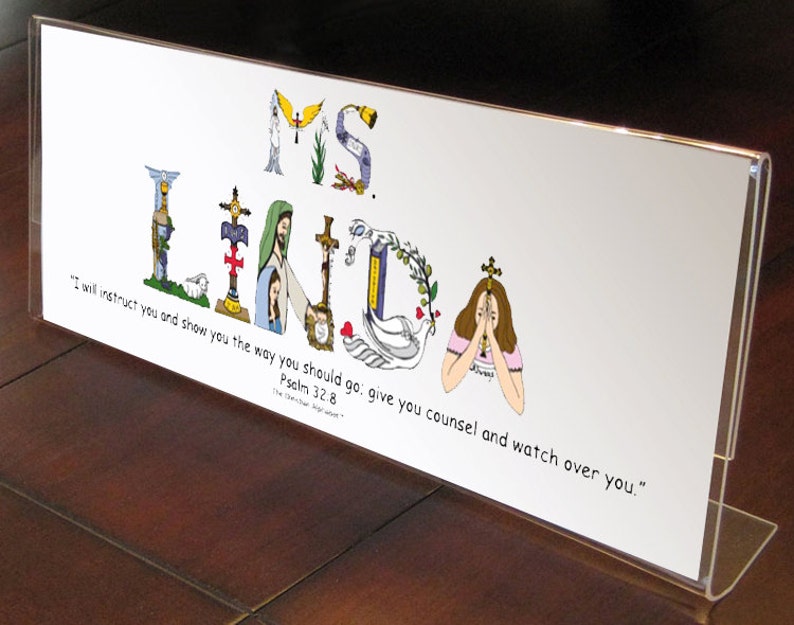 Christian Teacher Gift Religious Personalized Gifts for Etsy