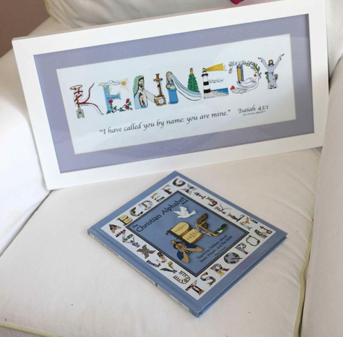 The Christian Alphabet Book Christian Baby Book With Etsy