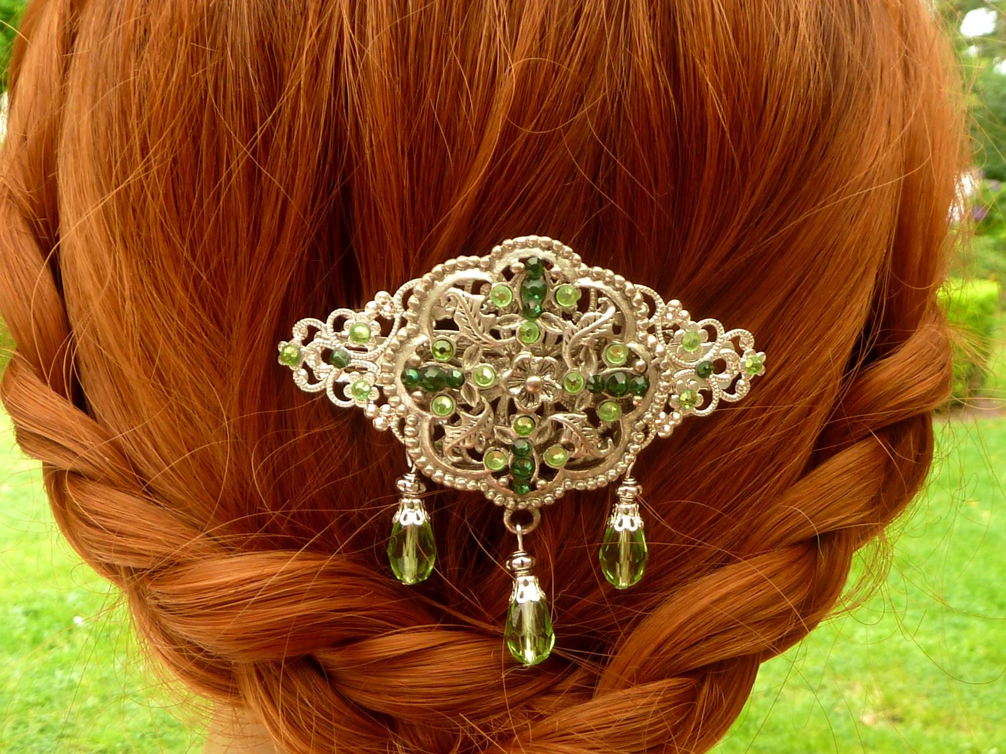 7-teiliges Haarspangen-Set Mit Strass & Perlen – Silberfarben, Für Hochzeit, Ball & Alltag