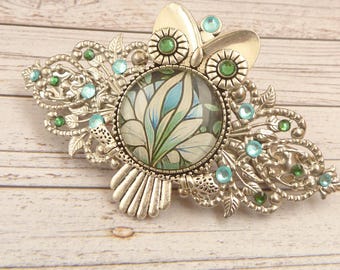 Crystal Metal Hair Pin Set (pack of 3, 3pcs) • Beautiful  display picture 1