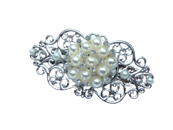20 Stück Mini-Haarspangen Mit Strassblume & Perlen – Zierlicher Haarschmuck Für Frauen & Mädchen