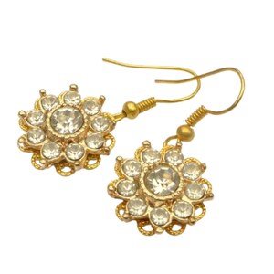 Orecchini pendenti in oro giallo 14K con ametista naturale, orecchini pendenti in oro per donna, regalo per lei - Italia
