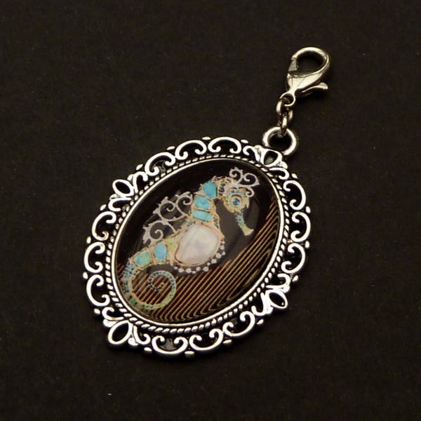Pendant with seahorse jewelry pendant bag gift woman