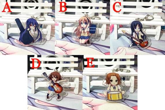 K-ON SQ Figure 5pcs set Yui//Mio//Ritsu//Tsumugi//Azusa Free Shipping w//Tracking#