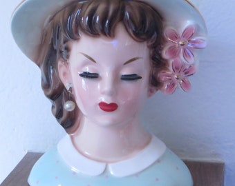 Napco Head Vase Etsy