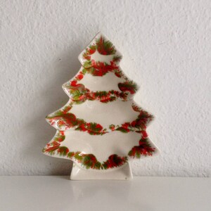 Vintage, Christmas Tree Candy Dish