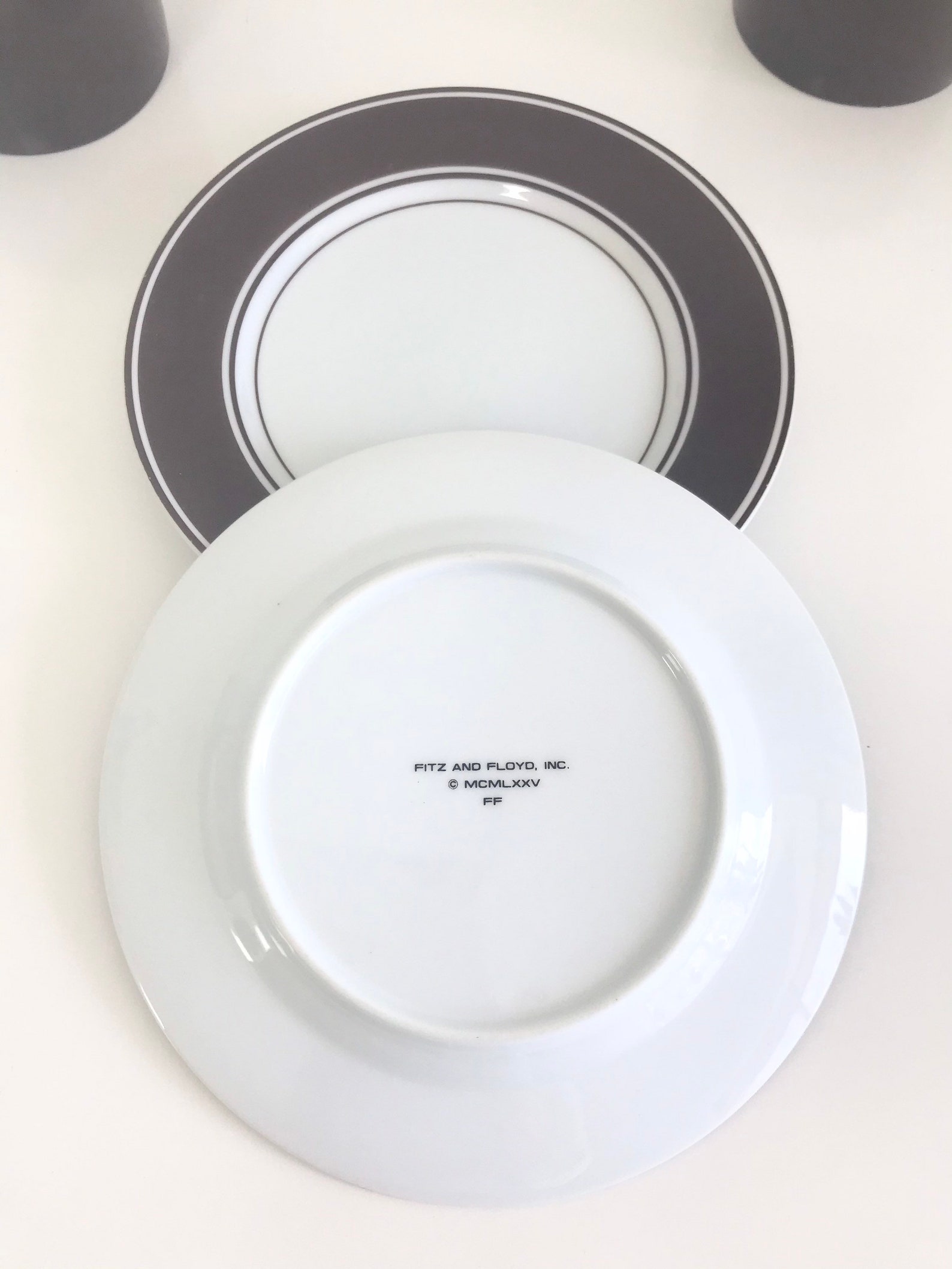 2 Vintage Coffee Cup & Plate Sets rondelet Etsy