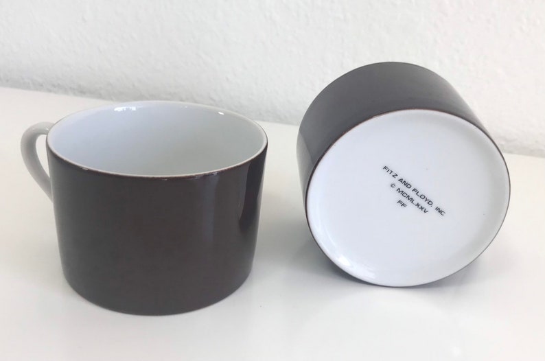 2 Vintage Coffee Cup & Plate Sets rondelet Etsy