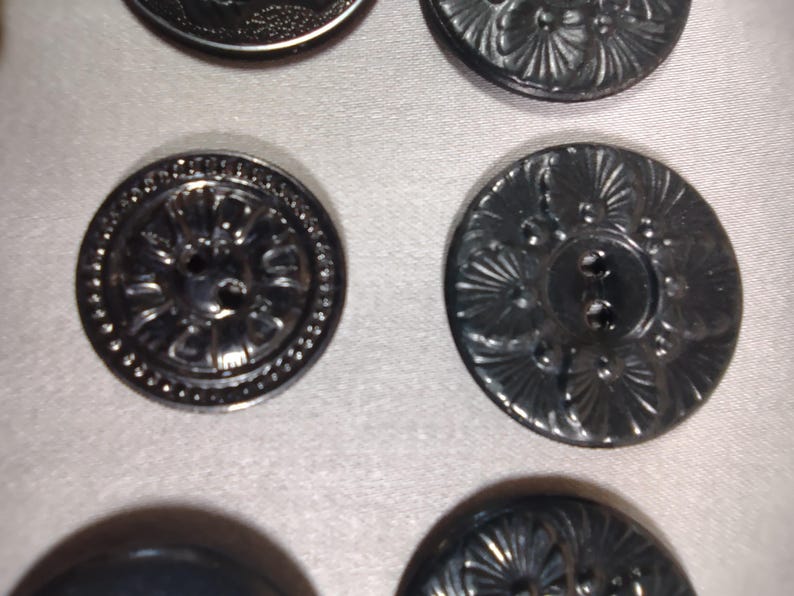 Lot of 27 Vintage Buttons in Black - Etsy UK