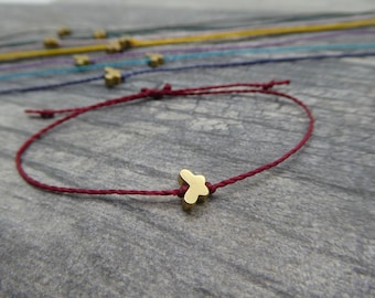 Dainty Brass Butterfly Bracelet: Adjustable Friendship Jewelry