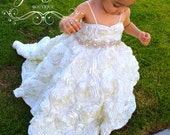 Items Similar To Baptism Dress Mini Bride Dress Flower Girl