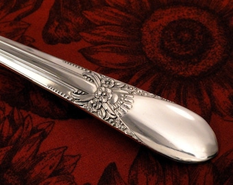 Cuillère à thé glacé à la menthe _ BELOVED par Wm Rogers _ Plaqué argent vintage 1940 _ Prix par cuillère