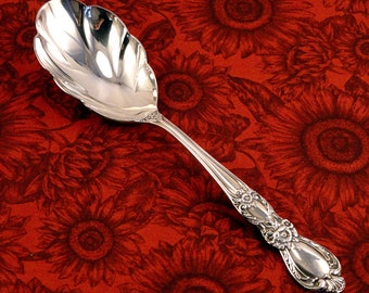 Minty HERITAGE Casserole Spoon by 1847 Rogers Bros _ Vintage 1953 Silverplate _ Priced per Spoon