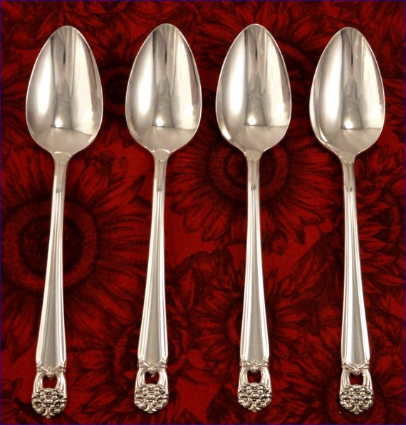 Eternally Yours 1847 Rogers Bros Silverplate Tea Dinner Spoons Set Lot of 6 
