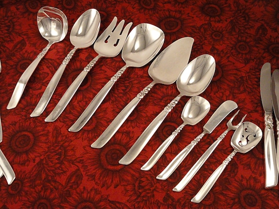 SOUTH SEAS Design COMMUNITY ONEIDA Silver Service Cutlery Dessert Spoon 7½" 