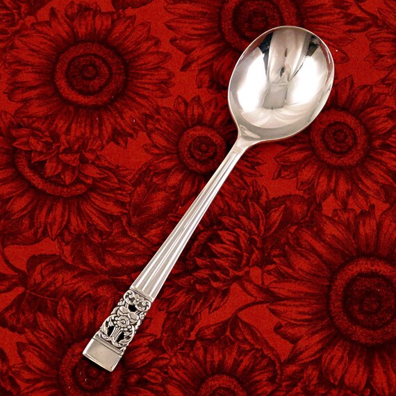 Oneida COMMUNITY /"CORONATION/" silverplate Gumbo Round Soup Spoon 6 7//8/"