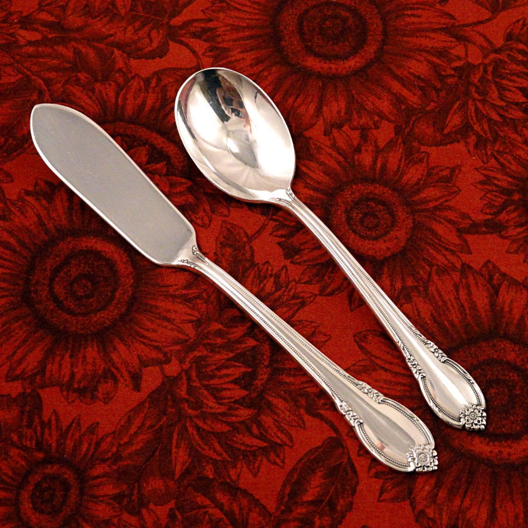 1948 REMEMBRANCE 2 Piece Master Butter Knife & Sugar Spoon Set Etsy