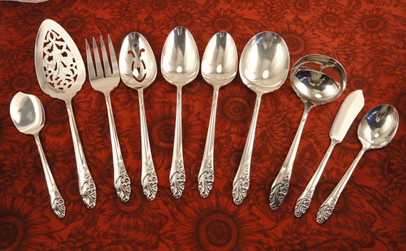 Minty Teaspoon _ EVENING STAR by Oneida Community _ Vintage 1950