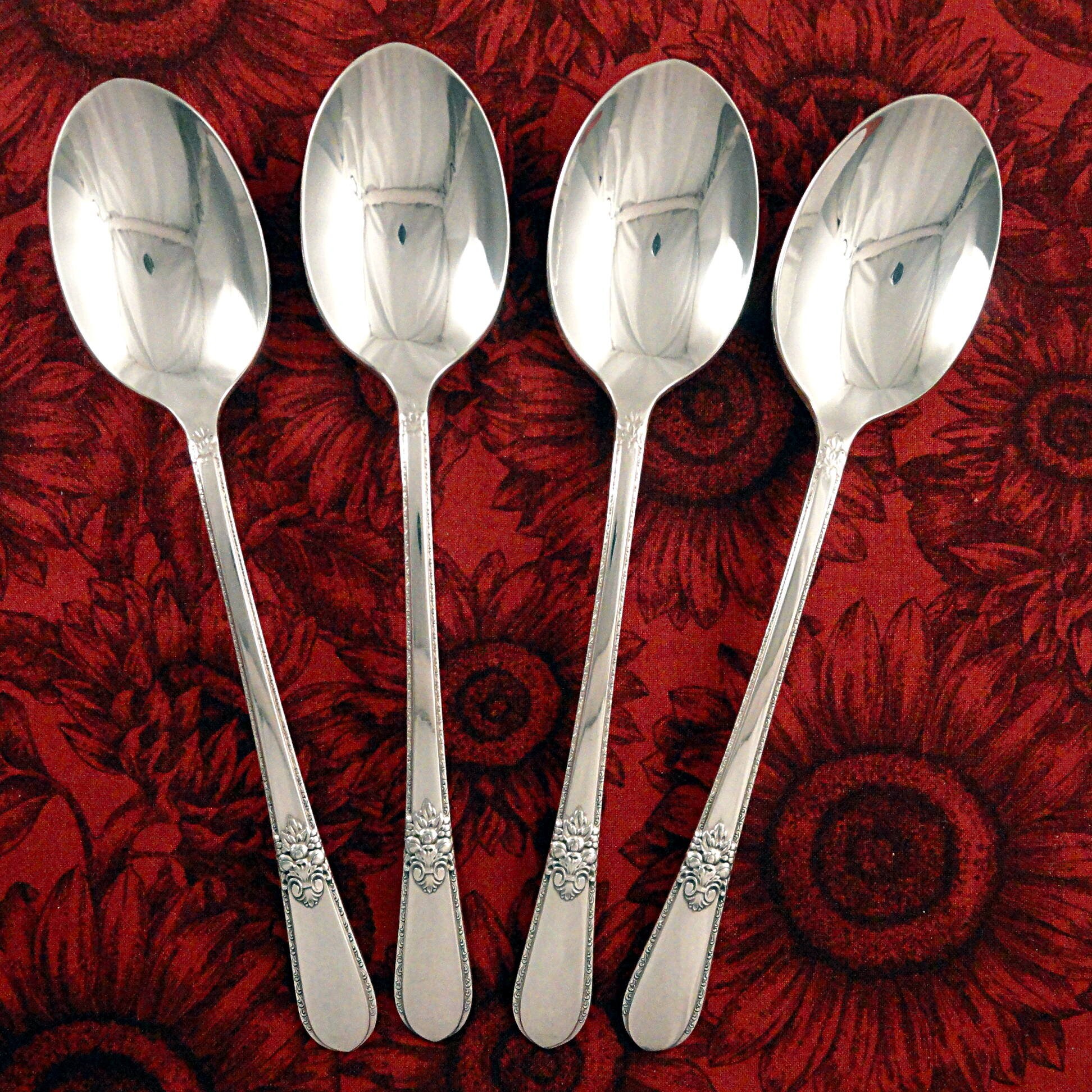 Minty Dessert Soup ADORATION by 1847 Rogers Bros Vintage 1939 Silverplate Priced per Spoon Etsy Canada