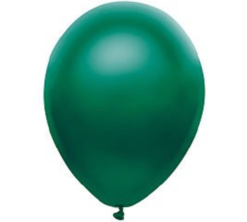 11 Pearl Hunter Green Latex Balloon Holiday Etsy