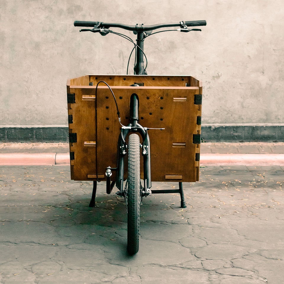 bamboo cargo bike