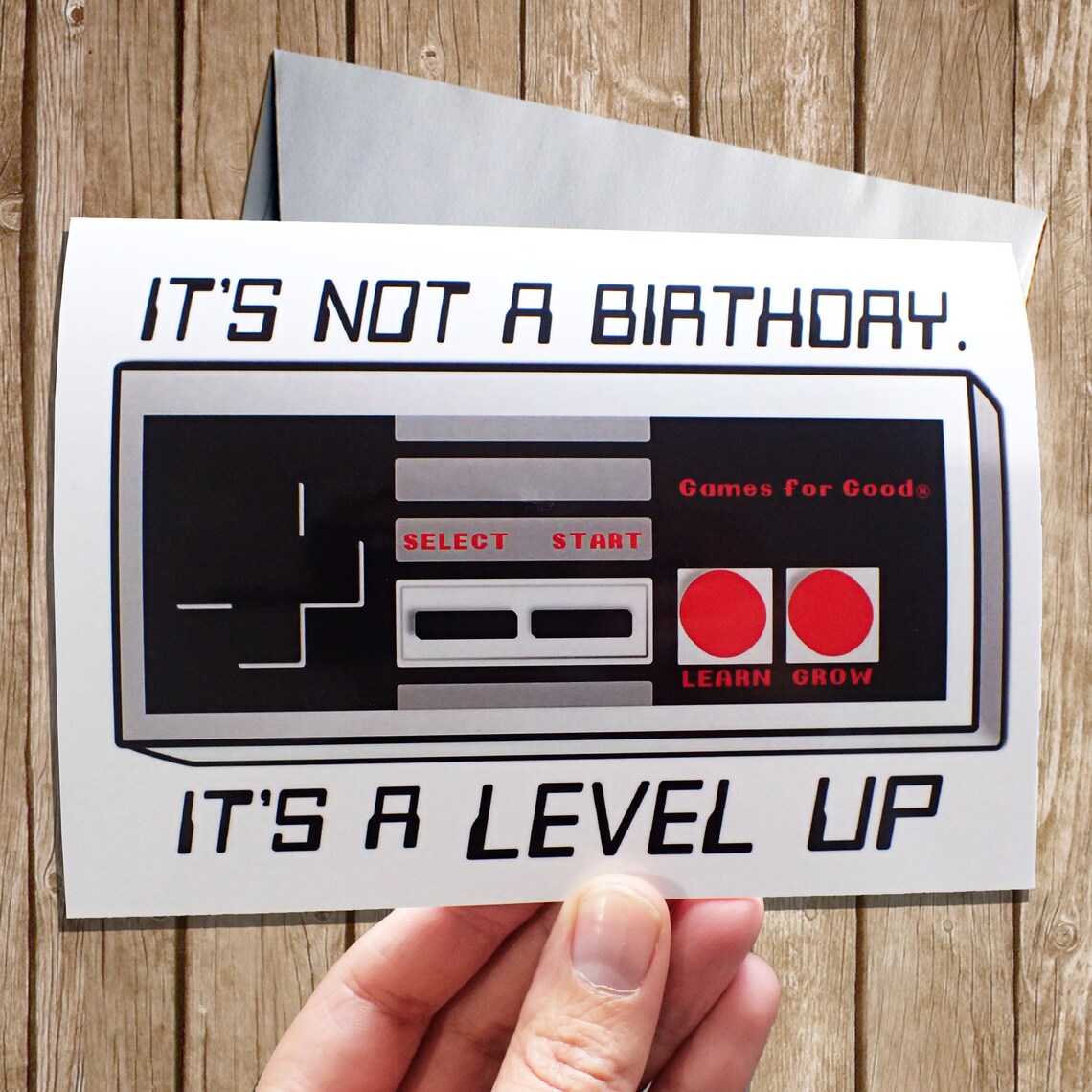 Level up birthday card | Etsy
