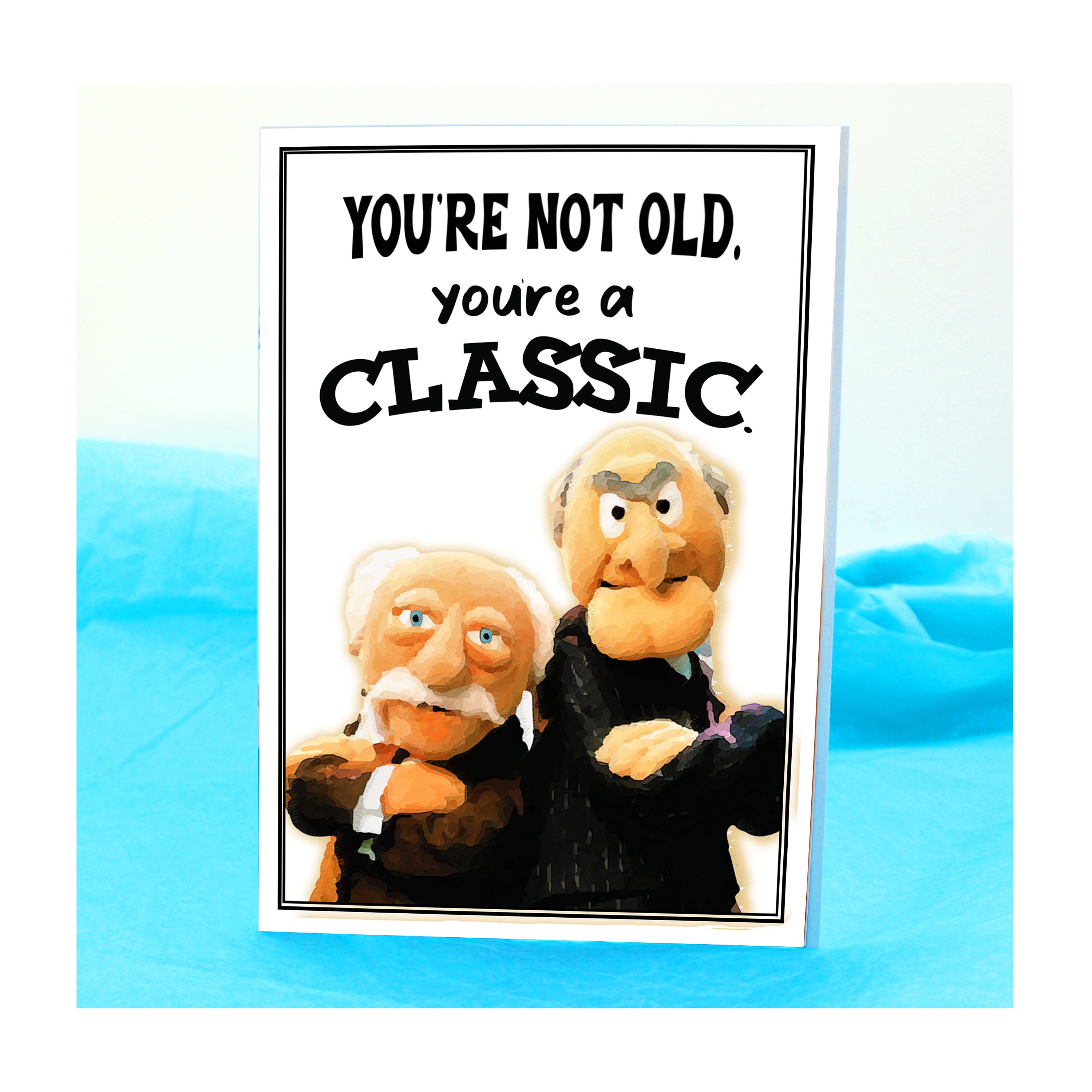 Verjaardag Te Laat Kaart Muppets Waldorf Statler ubicaciondepersonas