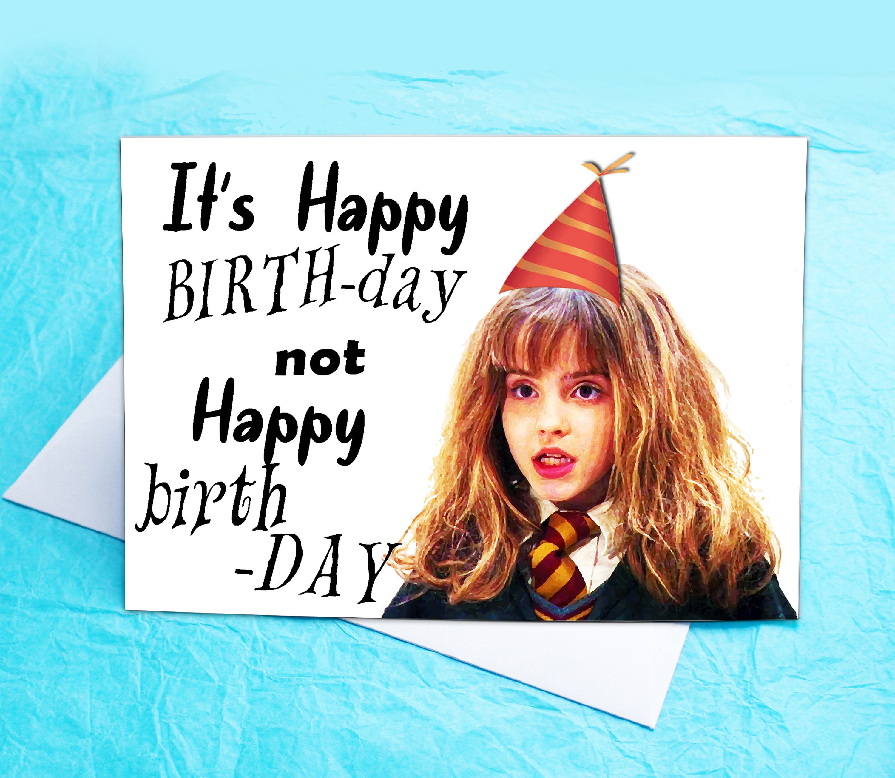 Wann Hat Hermine Granger Geburtstag Hermione Birthday Card | Etsy