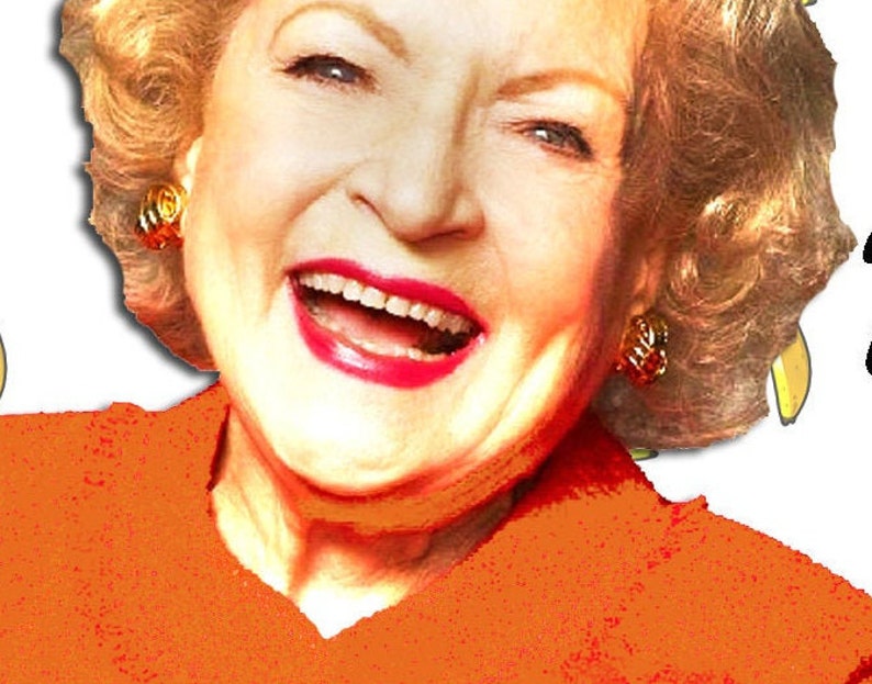 Betty White Birthday Card | Etsy