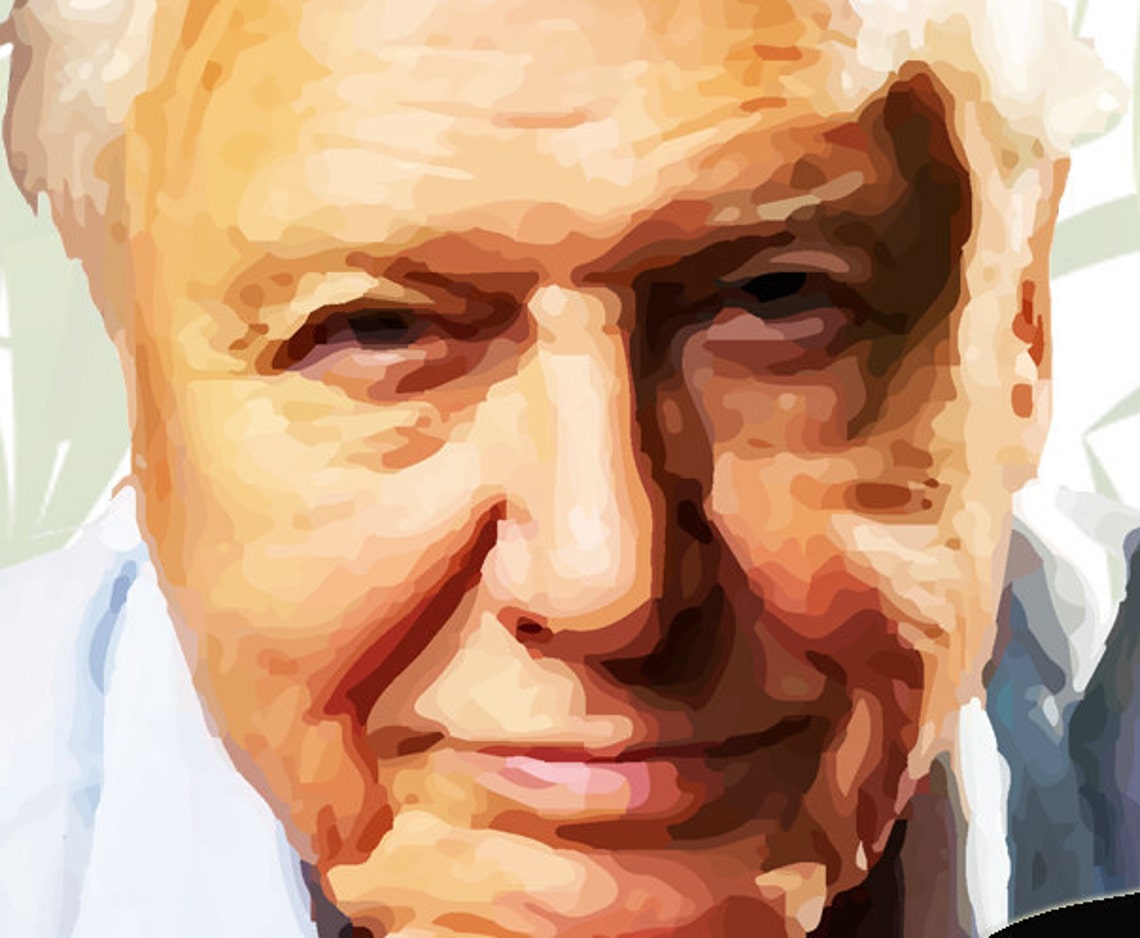 David Attenborough Birthday Card - Etsy Australia